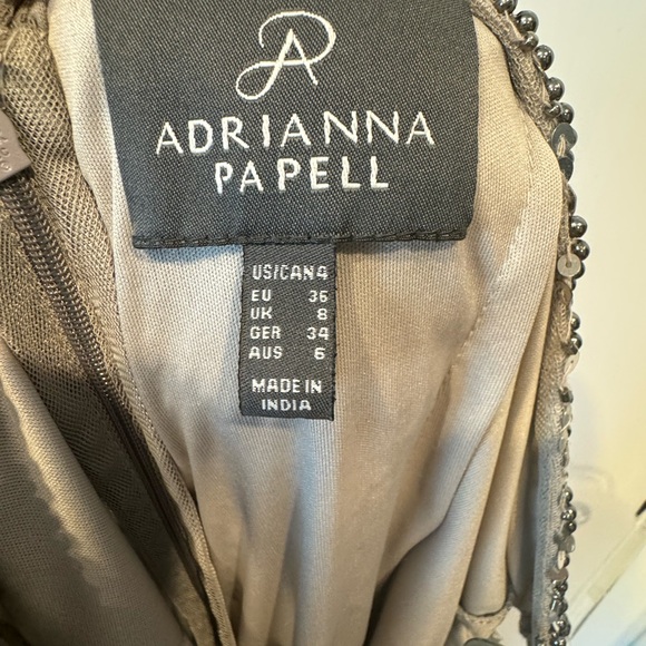 Adrianna Papell Black Sequin Sleeveless Mini Dress - Picture 4 of 6